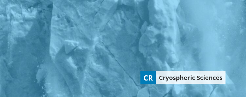 Banner image of Cryospheric Sciences