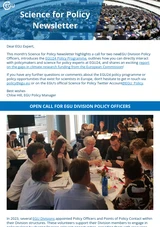 Science for Policy Newsletter - March 2024
