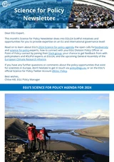Science for Policy Newsletter - February 2024