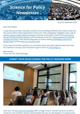 Science for Policy Newsletter - September 2024