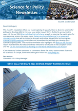 Science for Policy Newsletter - October 2024